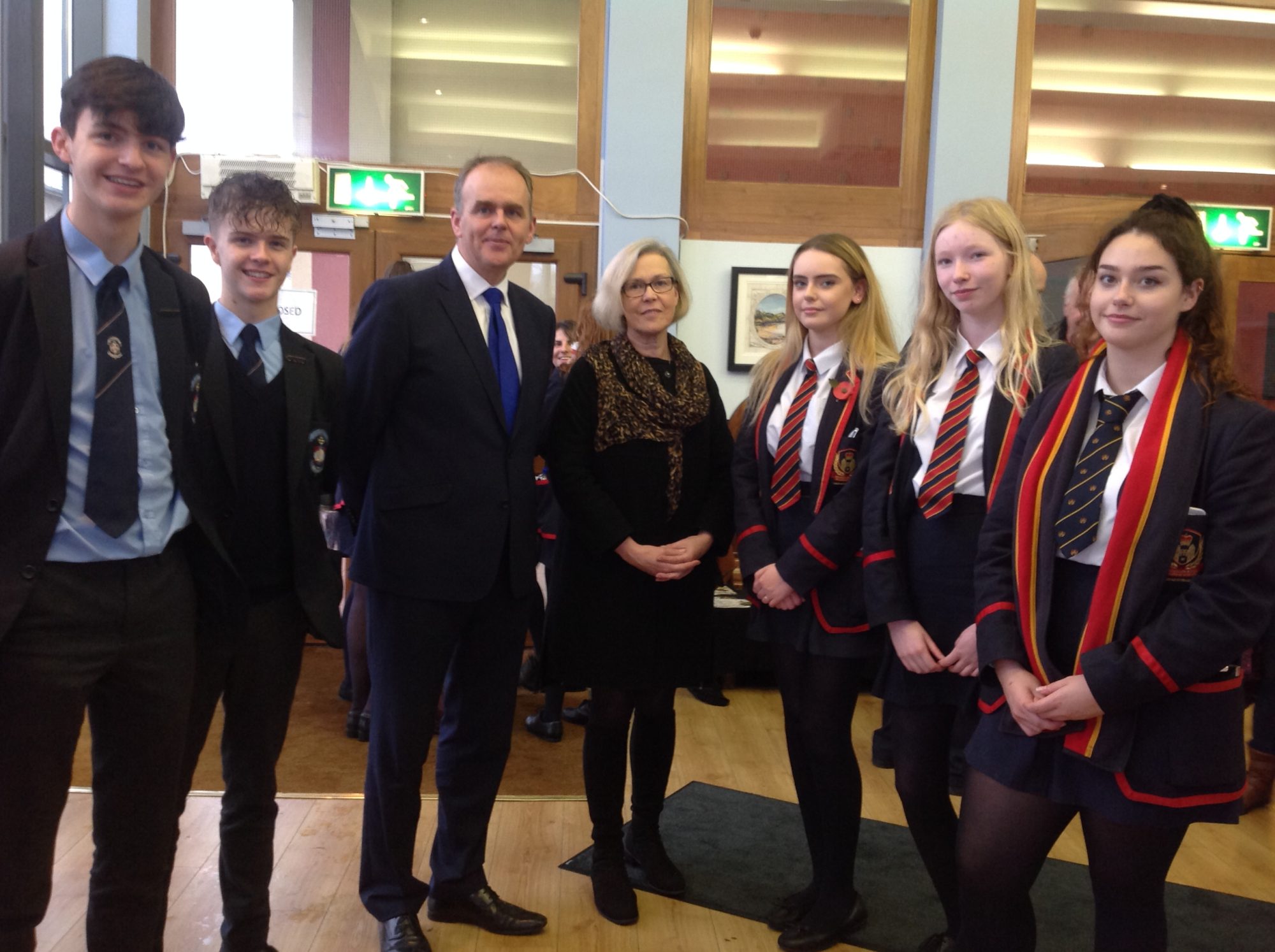 Enniskillen Royal And St. Michael’s College Pupils Attend Allingham 