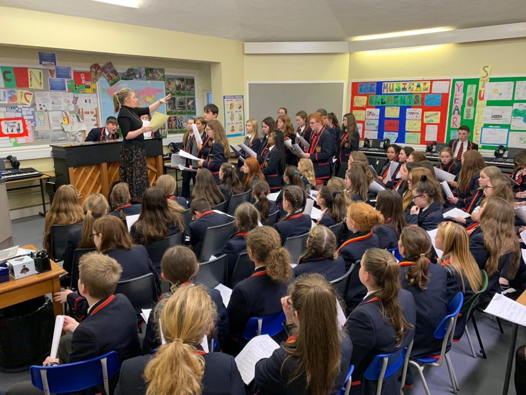 Junior Choir Rehearsals in Full Swing - Enniskillen Royal Grammar School